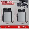 imageRAINSMORE Camera Backpack Camera Bag for DSLRSLR Mirrorless 14 Inch Laptop Camera Backpack for Photographers Antitheft Photography Bag with Rain Cover Tripod Holder GreyBlack