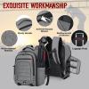 imageRAINSMORE Camera Backpack Camera Bag for DSLRSLR Mirrorless 14 Inch Laptop Camera Backpack for Photographers Antitheft Photography Bag with Rain Cover Tripod Holder GreyGrey