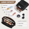 imageRAINSMORE Crossbody Bags for Women Leather Crossbody Purse Designer Womens Shoulder Handbags Trendy Cross Body PurseBlack