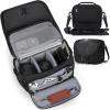 imageRAINSMORE Camera Bag DSLRSLRMirrorless Camera Case with Tripod Holder Waterproof Camera Sling Bag Crossbody Camera Bags for Photographers with Rain Cover for CanonNikonSonyFuji BlackBlack