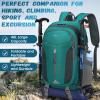 imageRAINSMORE Hiking Backpack 40L Lightweight Packable Camping Backpack Waterproof Travel Daypack Men Women Hiking DaypackGreen