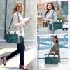 imageRAINSMORE Teacher Tote Bag 156 inch Laptop Bag for Women Work Bags Laptop Tote Nurse Bag Professional Computer Messenger with Insulated Pocket Laptop Briefcase for Office College Nursing BlackGreenwhite