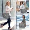 imageRAINSMORE Teacher Tote Bag 156 inch Laptop Bag for Women Work Bags Laptop Tote Nurse Bag Professional Computer Messenger with Insulated Pocket Laptop Briefcase for Office College Nursing BlackGrey