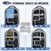 imageCamera Backpack Camera Bag for Photographers DSLR SLR Mirrorless Camera Cases with Waterproof Rain Cover ampamp Laptop Compartment Fits 14 Inch LaptopAnti Theft Travel photography backpackPinkBlack