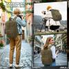 imageRAINSMORE Camera Bag Backpack for DSLRSLR Mirrorless 156 Inch Laptop Camera Back Pack for Photographers AntiTheft Photography Bags Case with Tripod Holder ampamp Rain Cover BlackArmy Green