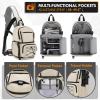 imageRAINSMORE Camera Bag DSLRSLRMirrorless Cameras Case Small Waterproof Camera Sling Bag Crossbody Bags for Photographers with Tripod Holder Compatible with CanonNikonSonyFuji BeigeBeige