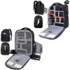 imageRAINSMORE Camera Backpack Camera Bag for Photographers DSLR SLR Mirrorless Camera Cases with Waterproof Rain Cover