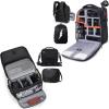 imageRAINSMORE Camera Sling Bag Camera Backpack Camera Case with Tripod Holder Waterproof