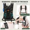 imageRAINSMORE Tactical Hydration Backpack 18L with 2L Water Bladder  Insulated Military Daypack for Hiking Rucking Commuting  Waterproof MOLLE Pack for Men Women Cycling Camping RunningArmy Green
