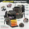 image:imageRAINSMORE 45L Fishing Backpack with Rod Holders amp Rain Cover Large 900D Waterresistant Fishing Tackle Bag Store Fishing GearDigital Camouflage
