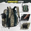 image:imageRAINSMORE 45L Fishing Backpack with Rod Holders amp Rain Cover Large 900D Waterresistant Fishing Tackle Bag Store Fishing GearDigital Camouflage