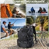 image:imageRAINSMORE Fishing Backpack with Rod Holders amp Cooler 40L Water Resistant Tackle Backpack with Rain Cover Store Fishing GearCamouflage