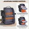 image:imageRAINSMORE Fishing Backpack with Rod Holders amp Cooler 40L Water Resistant Tackle Backpack with Rain Cover Store Fishing GearCamouflage