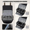 image:imageRAINSMORE Camera Bag Vintage Canvas Camera Sling Bag Small Waterproof DSLR SLR Mirrorless Crossbody Camera Case for Photographers with Rain Cover amp Tripod Holder for Sony Canon Nikon Fujifilm KhakiBlack